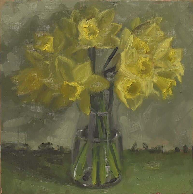 Narcissen in vaas